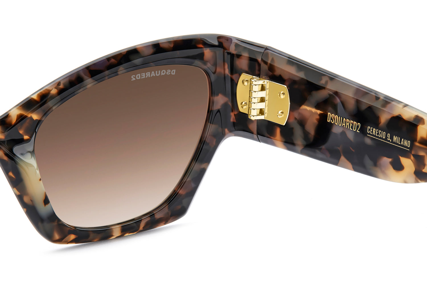 DSQUARED2 D2 0132/S Sunglasses - Polarized UV Protection Aviator Style for Men & Women - Perfect for Driving, Beach & Outdoor Activities