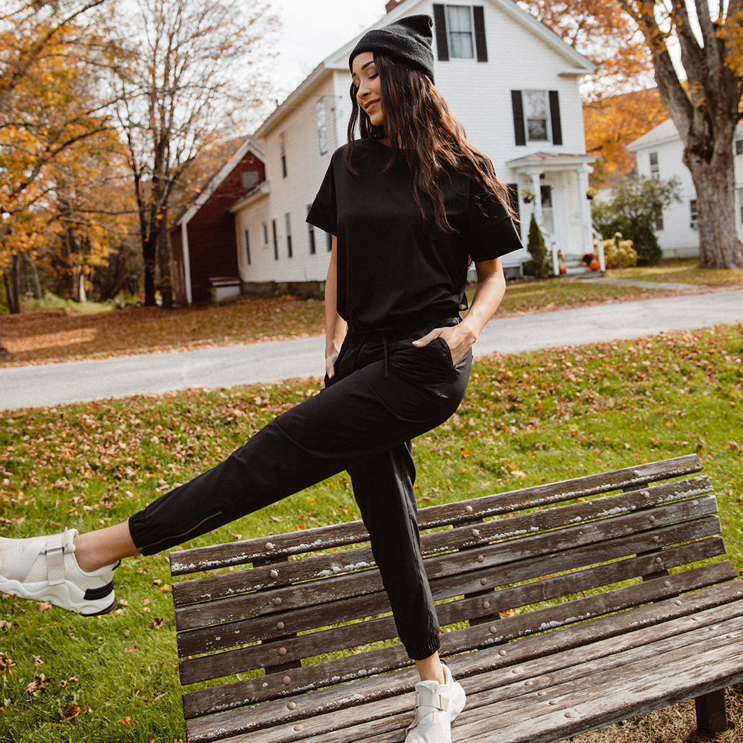Women's Stylish Everyday Jumpsuit - Comfortable Black Romper for Casual Wear | Perfect for Work, Travel & Weekend Outings
