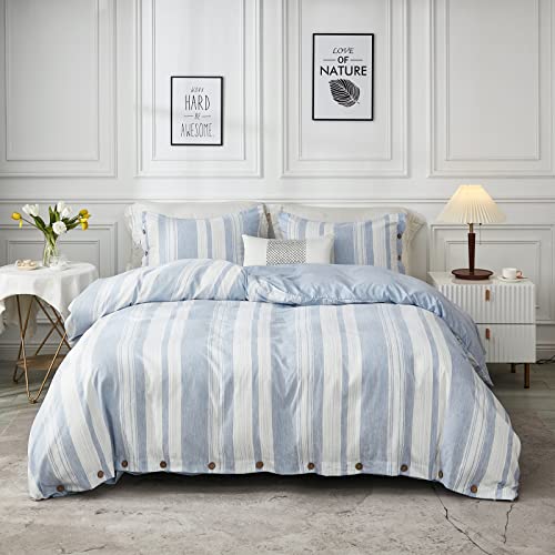 Heather Stripe Blue