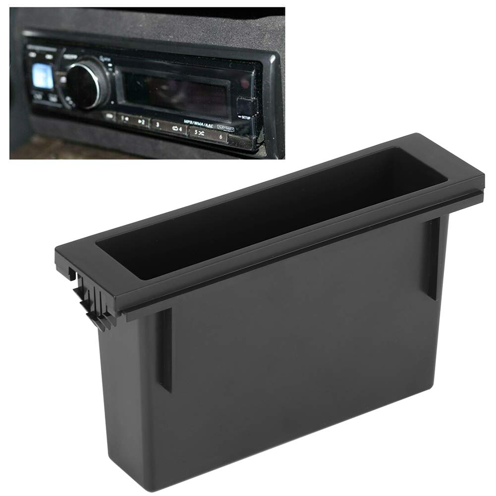 Terisass Single DIN Pocket Organizer - Universal Car Stereo Dash Kit & Radio Storage Box for Chevy Cruze | Perfect for Installation & Organizing Small Items in Your Vehicle