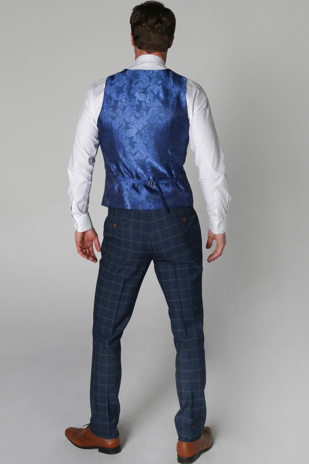Hamleys Navy Blue Men's 3-Piece Suit | Formal Business Attire | Perfect for Weddings, Office & Special Occasions