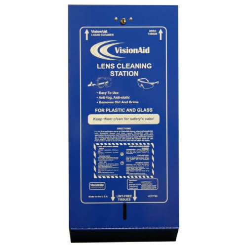 1LC1776D Safety Glasses Cleaning Kit - Anti-Fog Lens Cleaner & Microfiber Cloth for Protective Eyewear Maintenance - Perfect for Construction, Lab Work, and Industrial Safety Use