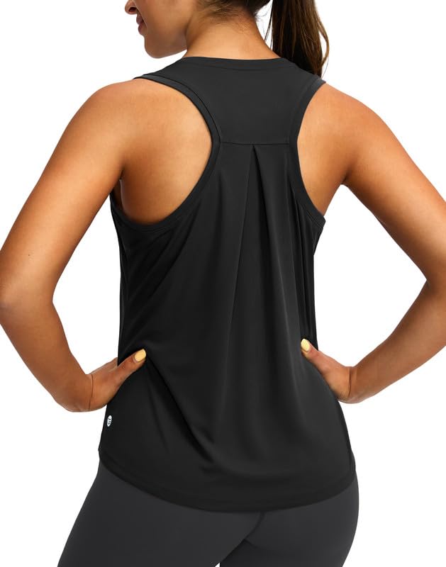 Best Women's Workout Tops - Racerback Athletic Tank Tops for Yoga, Running & Gym | Sleeveless Loose Fit Shirts for Women | Perfect for Yoga Classes, Gym Sessions & Outdoor Workouts