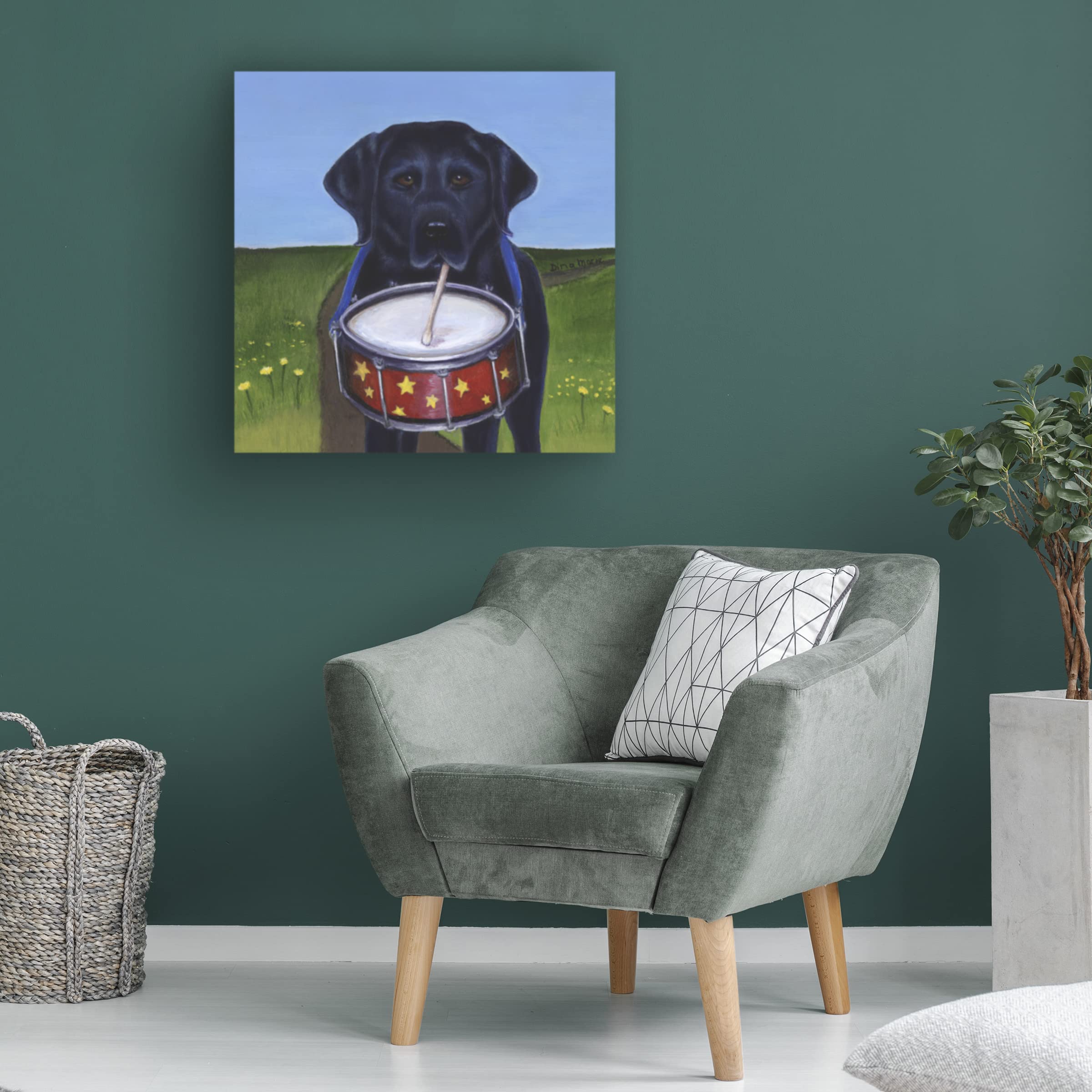 Trademark Fine Art 'Be Original' 18x18 Canvas Wall Art by Dina Marie - Perfect for Living Room, Bedroom & Office Decor