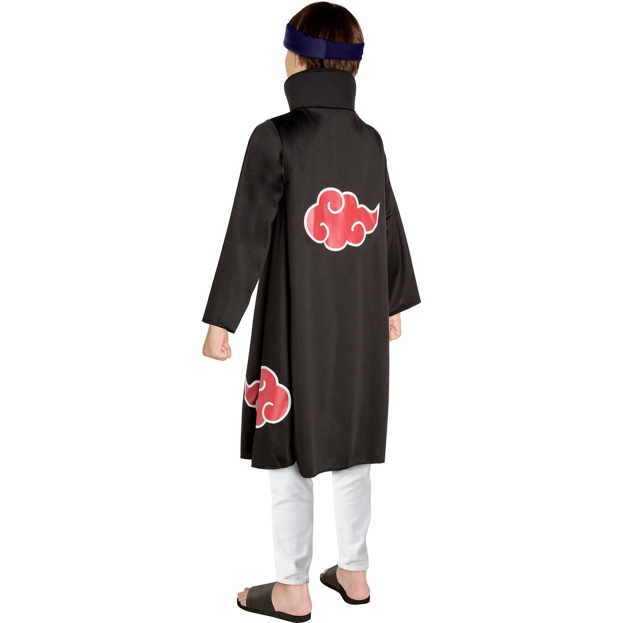 Akatsuki Anime Cosplay Costume for Kids - Naruto Shippuden Outfit with Hooded Cloak | Halloween, Cosplay Party & Anime Convention Costume