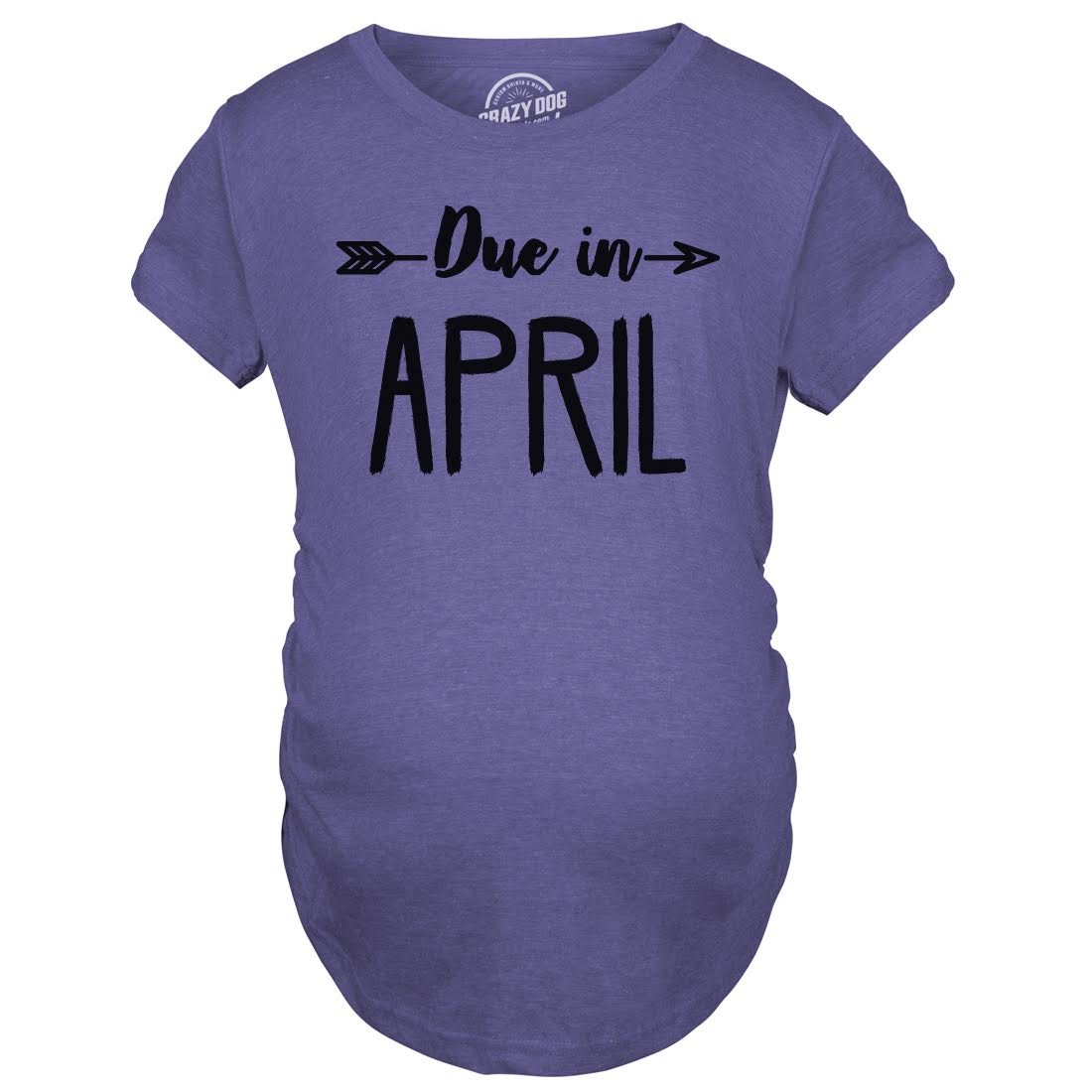 Pregnancy Announcement T-Shirt - Cute Maternity Tee for Due in April Moms | Perfect for Baby Showers, Gender Reveals & Maternity Photos