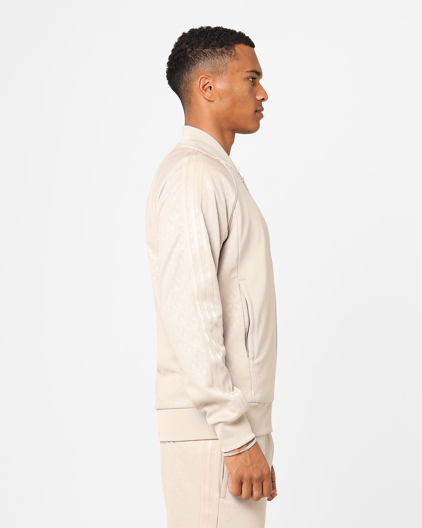 Adidas Adicolour Monogram Straight Track Suit Jacket for Men - Stylish Athletic Wear for Running, Gym & Casual Outfits