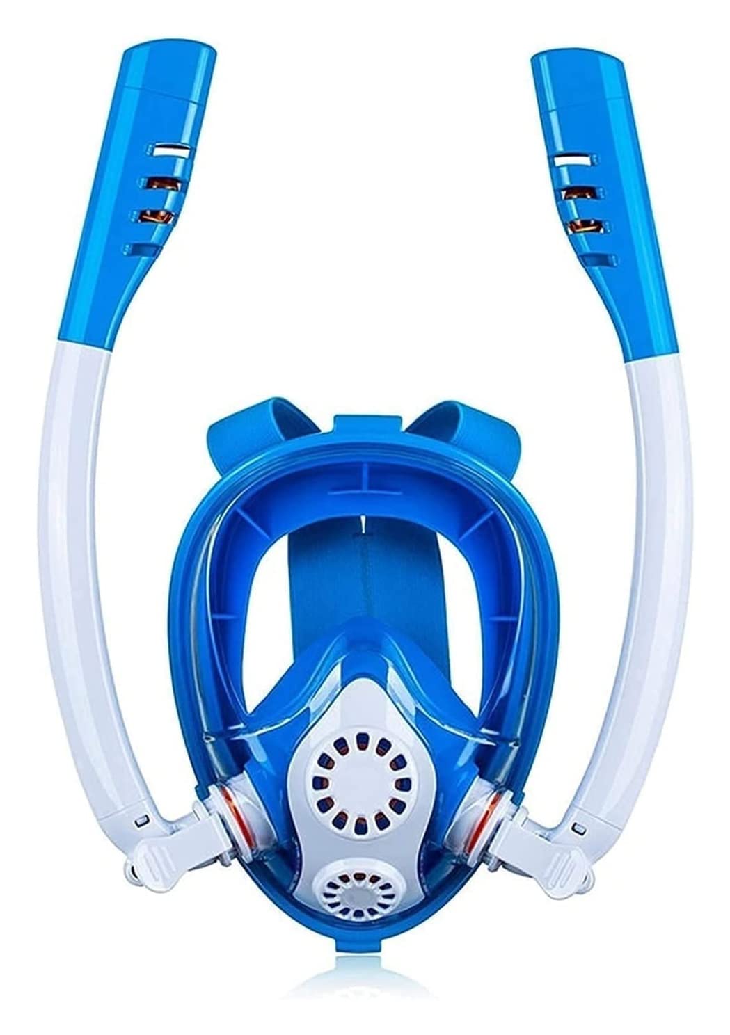 Kids Scuba Diving Mask - Full Face Anti Fog Snorkeling Mask for Children, Blue - Perfect for Swimming, Spearfishing & Underwater Adventures