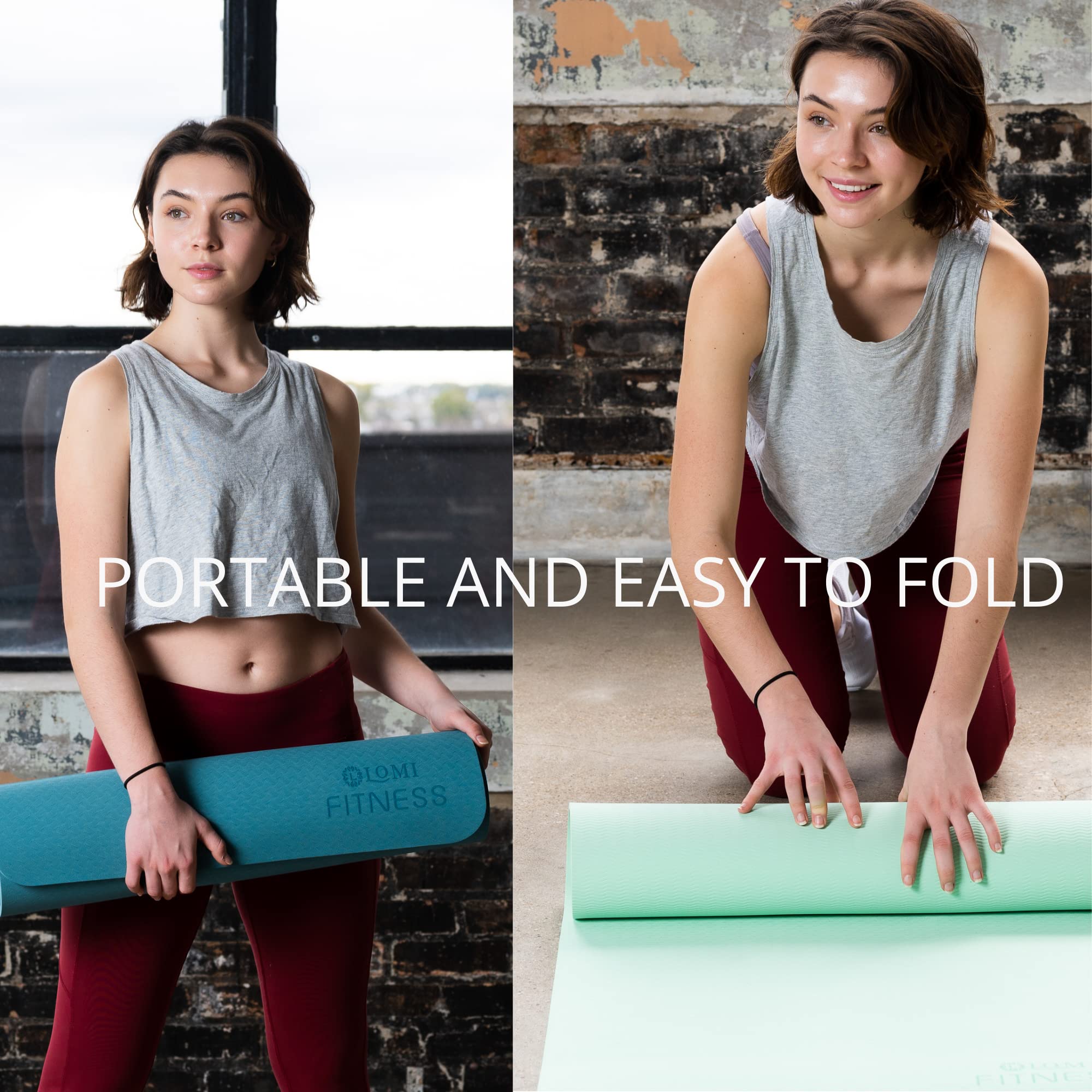 Premium Non-Slip TPE Yoga Mat with Extra Padding - Ultra Grip Exercise Mat for Yoga, Pilates & Home Workouts - Lightweight & Portable with Free Carrying Strap - Ideal for Gym, Studio & Travel Fitness Sessions