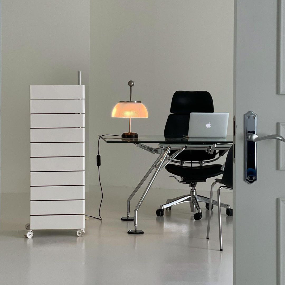 Modern Alfa Table Lamp - Adjustable LED Desk Light with Touch Control, Warm White to Cool White (3000K-6000K) - Perfect for Home Office, Bedroom Nightstand, or Living Room Reading Nook