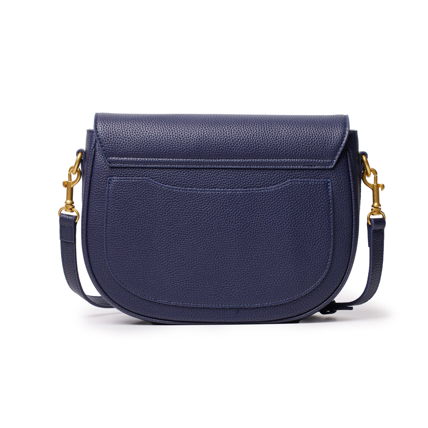 Large Pebble Shoulder Bag - Navy Blue Crossbody Purse for Women, Stylish & Spacious Handbag for Everyday Use, Work, Travel & Shopping