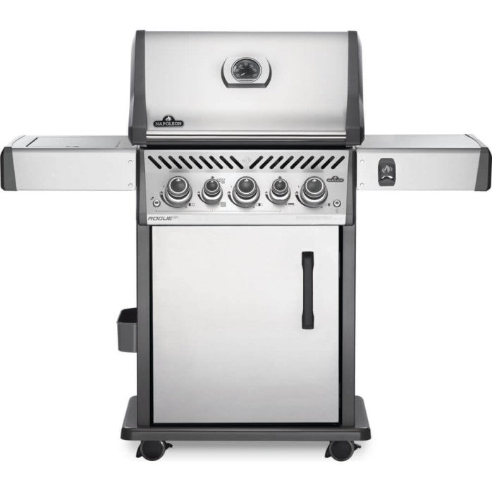 Napoleon Rogue SE 425 RSIB Stainless Steel Gas Grill with Infrared Side Burner & Rear Burner - RSE425RSIBPSS 1 | Outdoor BBQ Grill for Backyard, Patio & Tailgating Parties