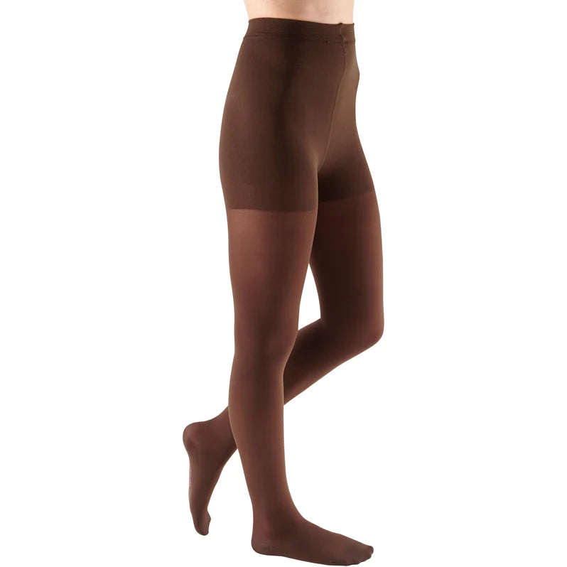Medi Comfort 20-30mmHg Closed Toe Compression Pantyhose with Adjustable Waistband for Women - Petite Size - Ideal for Travel, Pregnancy & Varicose Vein Relief