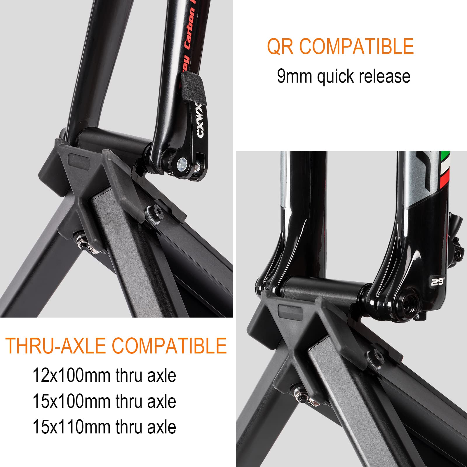 Adjustable Magnetic Bike Trainer Stand - Portable Indoor Cycling Exercise Equipment for Home Fitness & Workout - Foldable Aluminum Alloy Frame - Perfect for Small Spaces & Year-Round Training