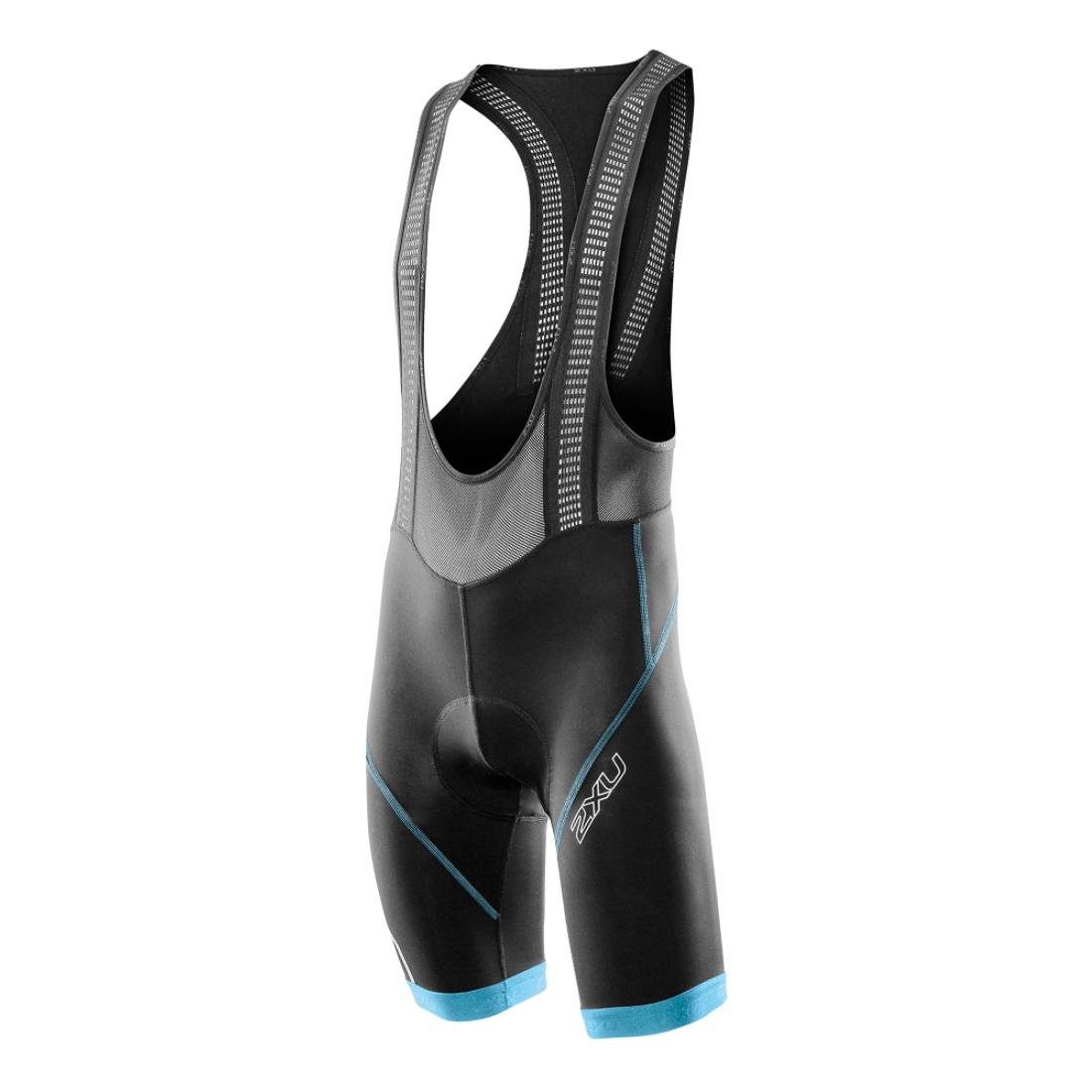 2XU Men's Compression Cycling Bib Shorts - High Performance Bike Shorts for Road & Mountain Biking - Moisture Wicking & Breathable for Comfortable Long Rides