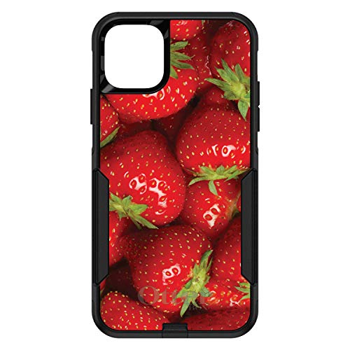 Bright Red Strawberries On Black Case
