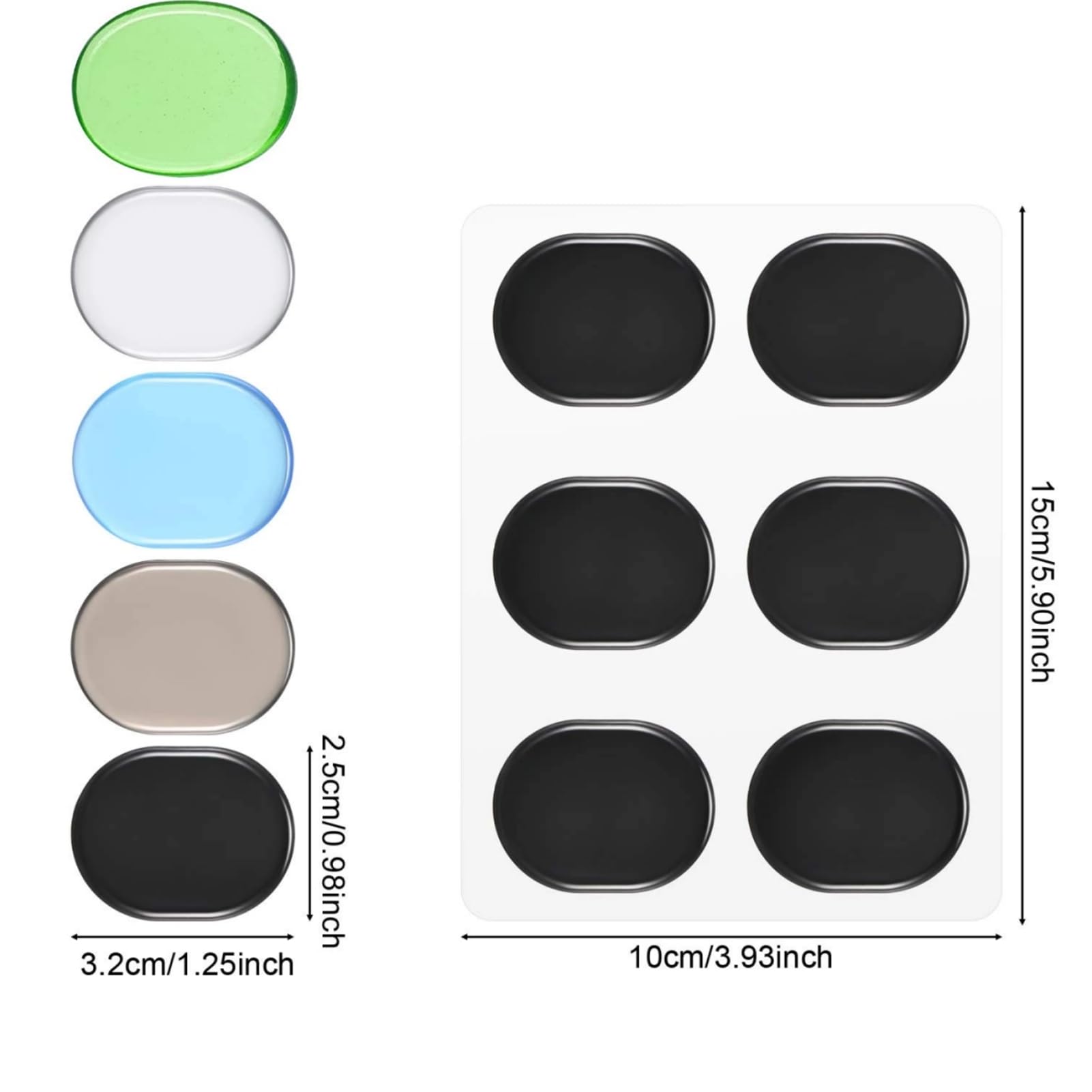 Miwayer 30 Pcs Drum Dampeners Gel Pads - Soft Silicone Drum Mute Pads for Tone Control & Noise Reduction - Blue (30 Pcs) - Perfect for Drum Kits, Cymbals, Practice Sessions & Live Performances