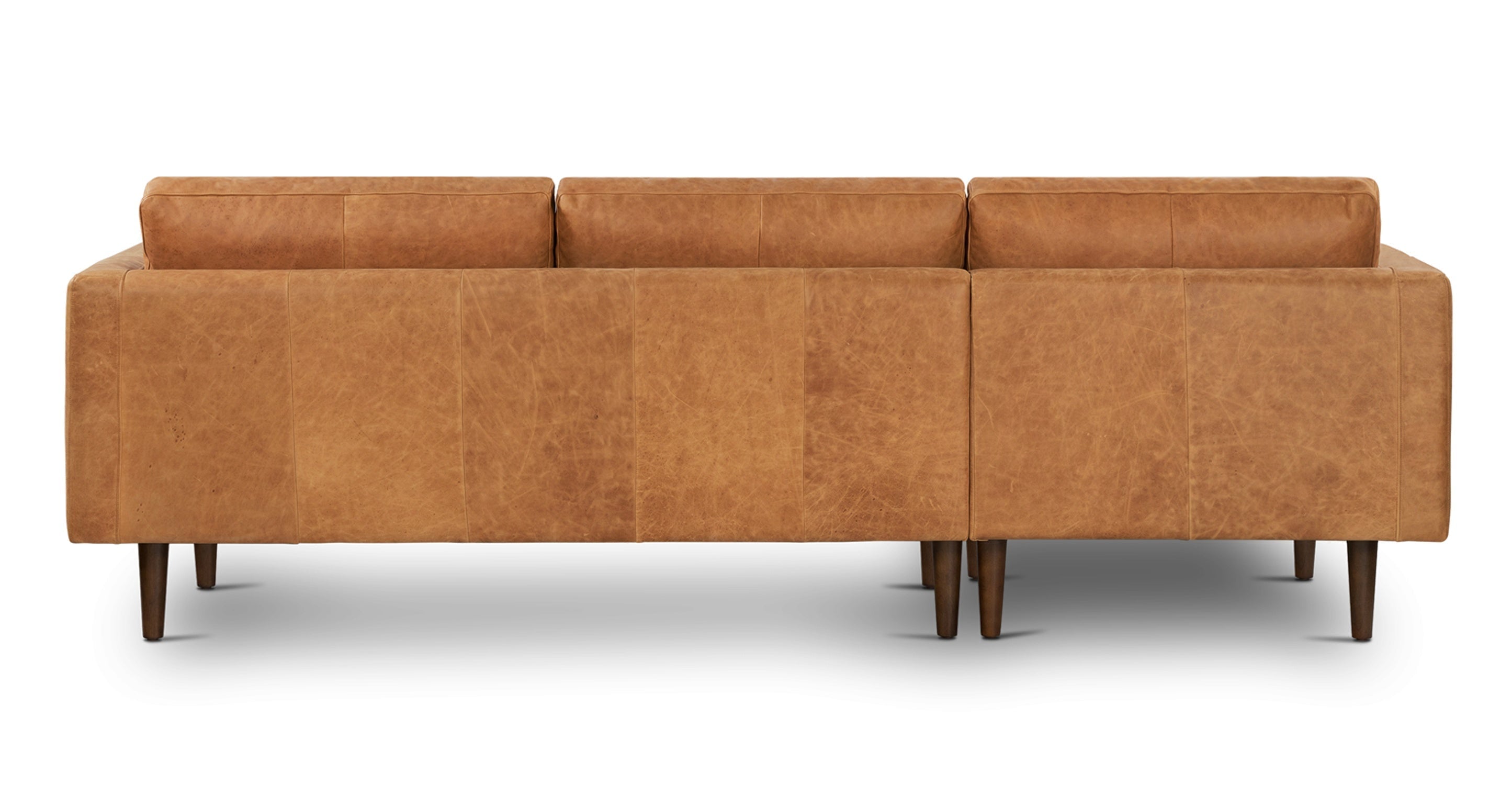 Napa Left Facing Sectional Sofa - Modern L-Shaped Couch with Reversible Chaise, Soft Fabric Upholstery for Living Room, Family Room & Home Theater Comfort