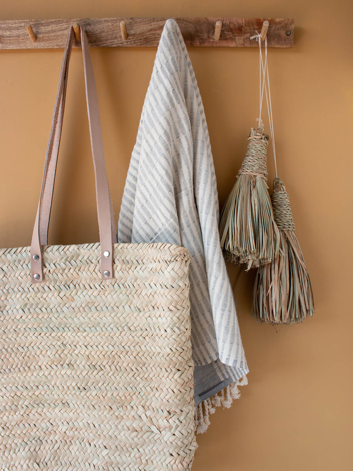 Asilah Woven Straw Shopper Basket - Eco-Friendly Handmade Beach Tote Bag for Women | Perfect for Grocery Shopping, Picnics & Summer Outings