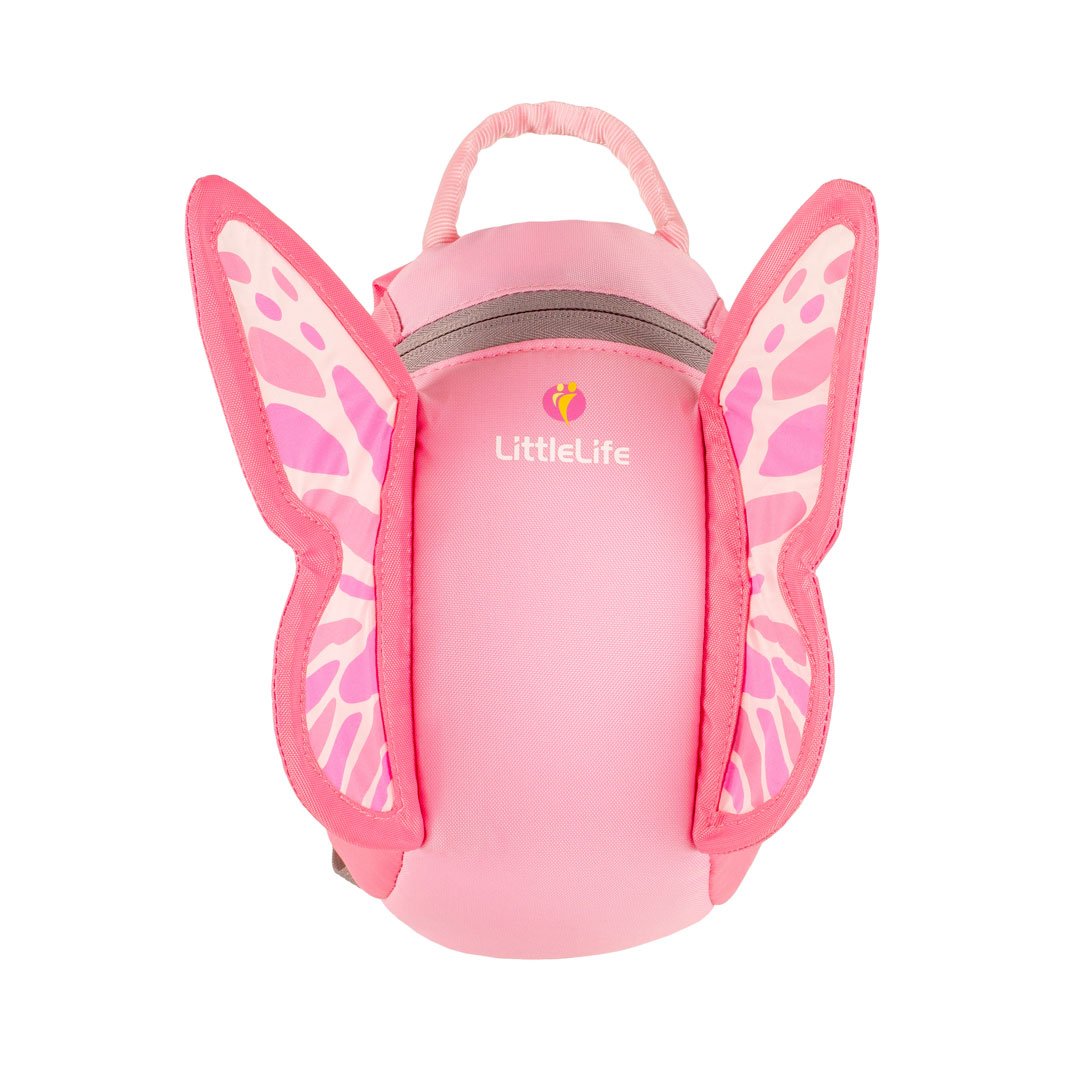 LittleLife Butterfly Toddler Backpack with Safety Rein - Adjustable Kids Walking Harness for Outdoor Adventures, Park Visits & Travel