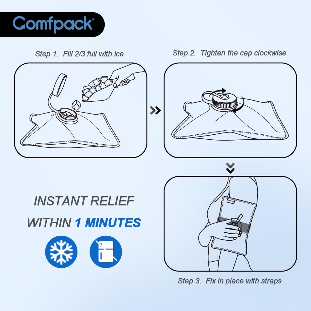 Reusable Ice Pack for Injuries - 11.8