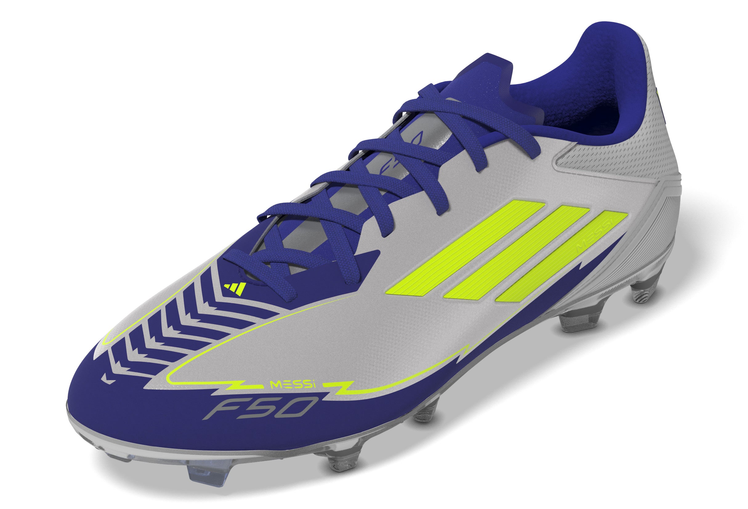 Adidas F50 League FG/MG MESSI Men's Soccer Cleats 2025 - Lightweight Football Shoes for Turf & Grass - Perfect for Training & Matches