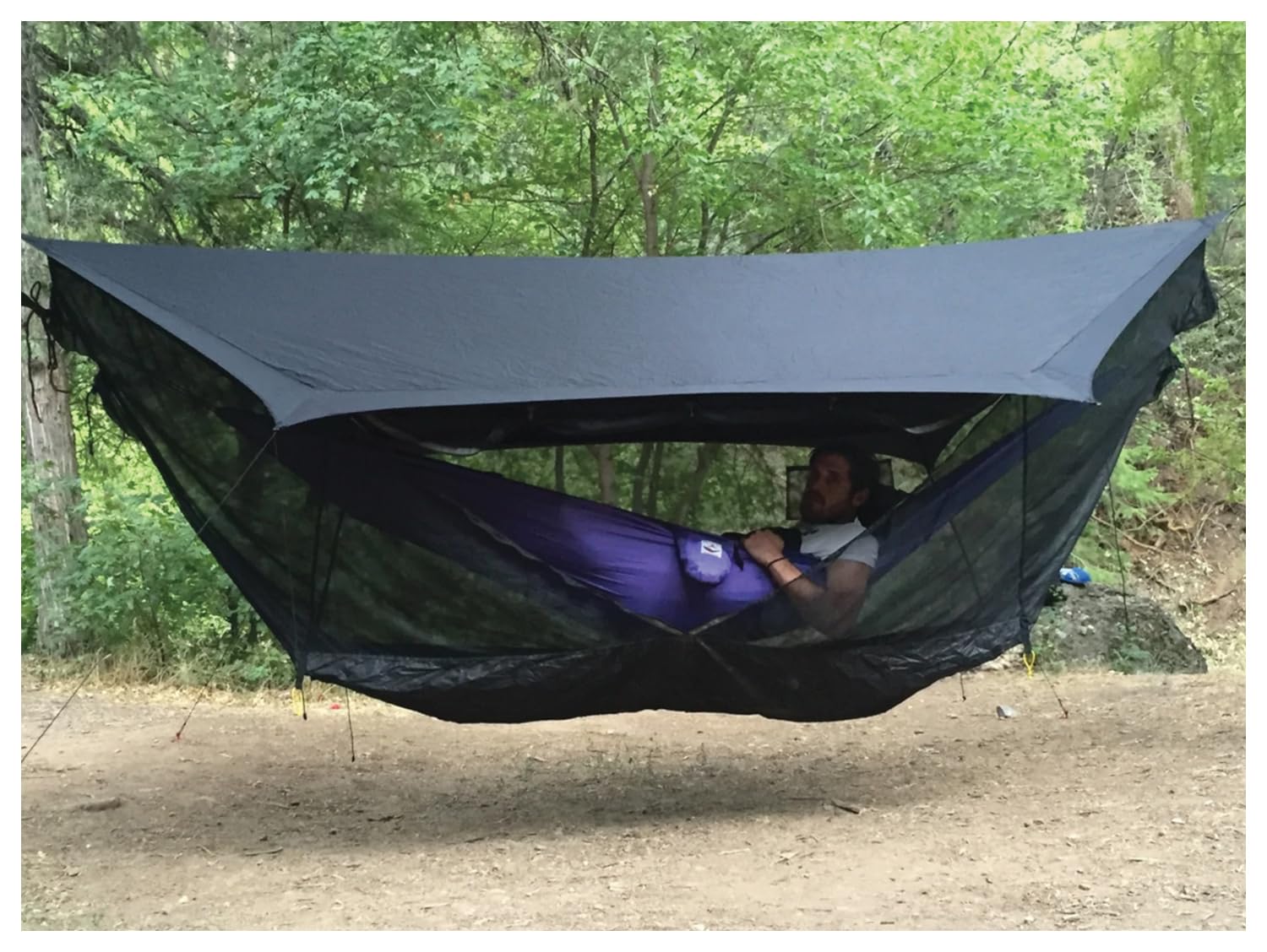 Hammock Bliss Sky Tent 2 - Waterproof 2 Person Hammock Tent with Bug Net | Spacious Double Camping Shelter for Backpacking, Hiking & Outdoor Adventures | Perfect for Couples & Friends Camping in Nature