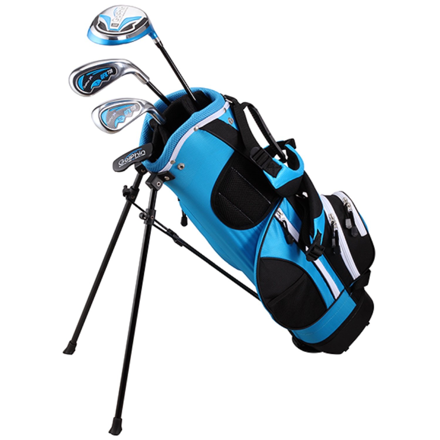 Golphin Kids 728 Golf Club Set for Junior Golfers 48-52.5 Inches - Perfect for Youth Golf Training & Outdoor Sports Activities