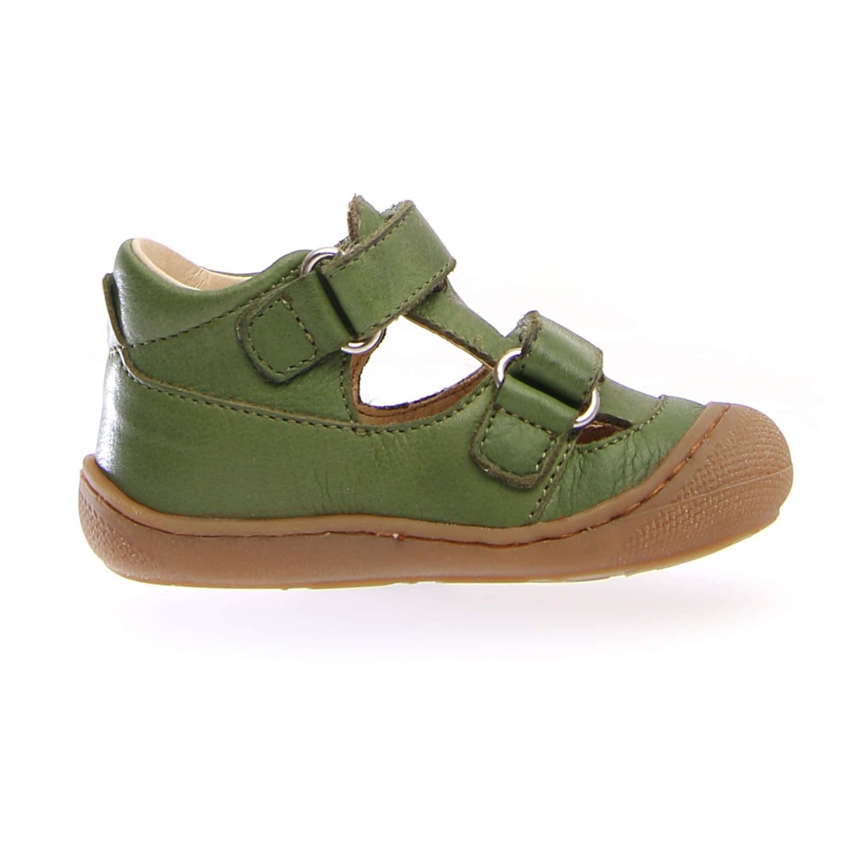 Naturino Kids' Puffy Nappa Sneakers - Comfortable Boys & Girls Casual Shoes for School, Play & Everyday Wear | Breathable & Durable Kaki Color Footwear