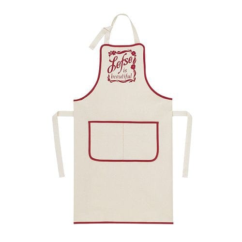 Bethany Housewares Lefse is Beautiful Apron for Adults - Perfect for Cooking, Baking & Holiday Entertaining