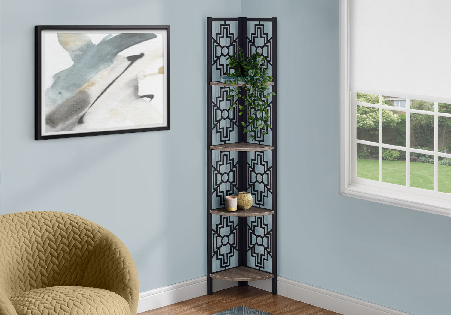 Tindra Bookcase Light Brown - Modern Wooden Bookshelf for Home Office & Living Room Storage