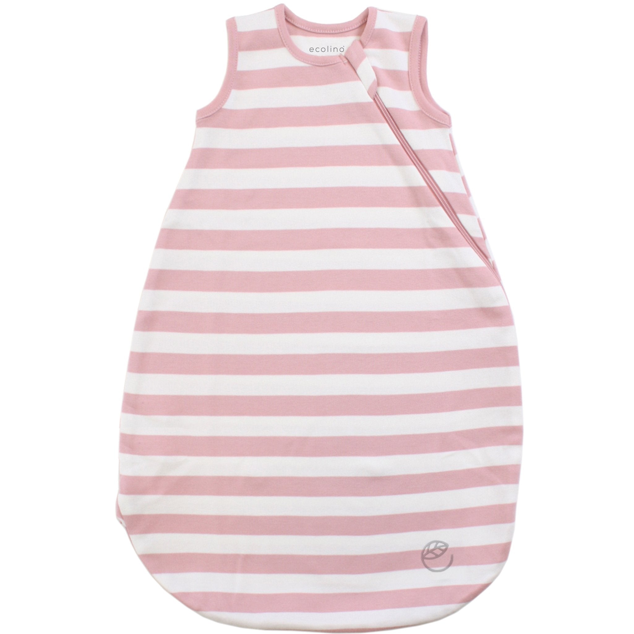 Ecolino Organic Cotton Baby Sleep Sack - Soft & Breathable Infant Sleeping Bag for Boys & Girls - Perfect for Nursery, Travel & Cozy Bedtime (Blush)