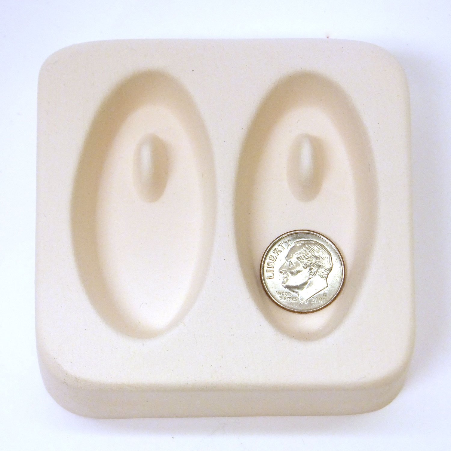 Oval Jewelry Molds for Glass & Ceramic Casting - DIY Pendant, Earring & Bead Making - Perfect for Jewelry Crafting & Resin Art Projects