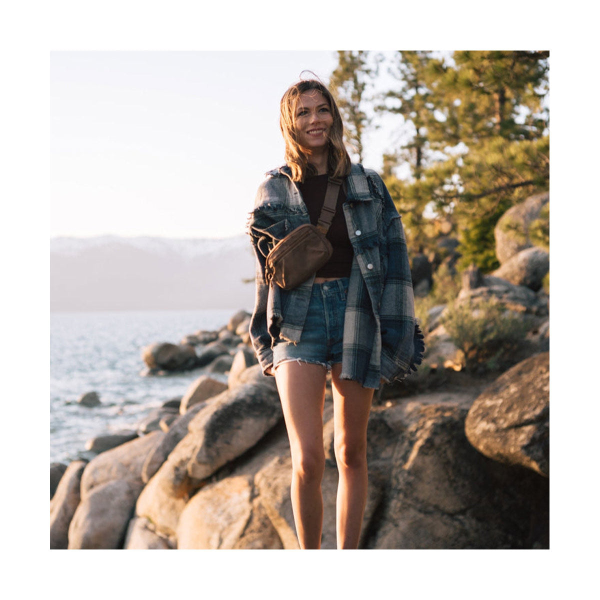 Clever Supply Sidekick Belt Bag (Tan) - Stylish & Functional Waist Pack for Travel, Hiking, and Everyday Use