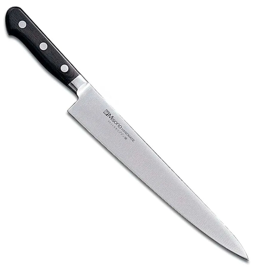 Premium Misono Molybdenum Steel Slicer Knife - Ultra Sharp Japanese Chef Knife for Sushi, Meat & Vegetables - Perfect for Professional Chefs & Home Cooking Enthusiasts