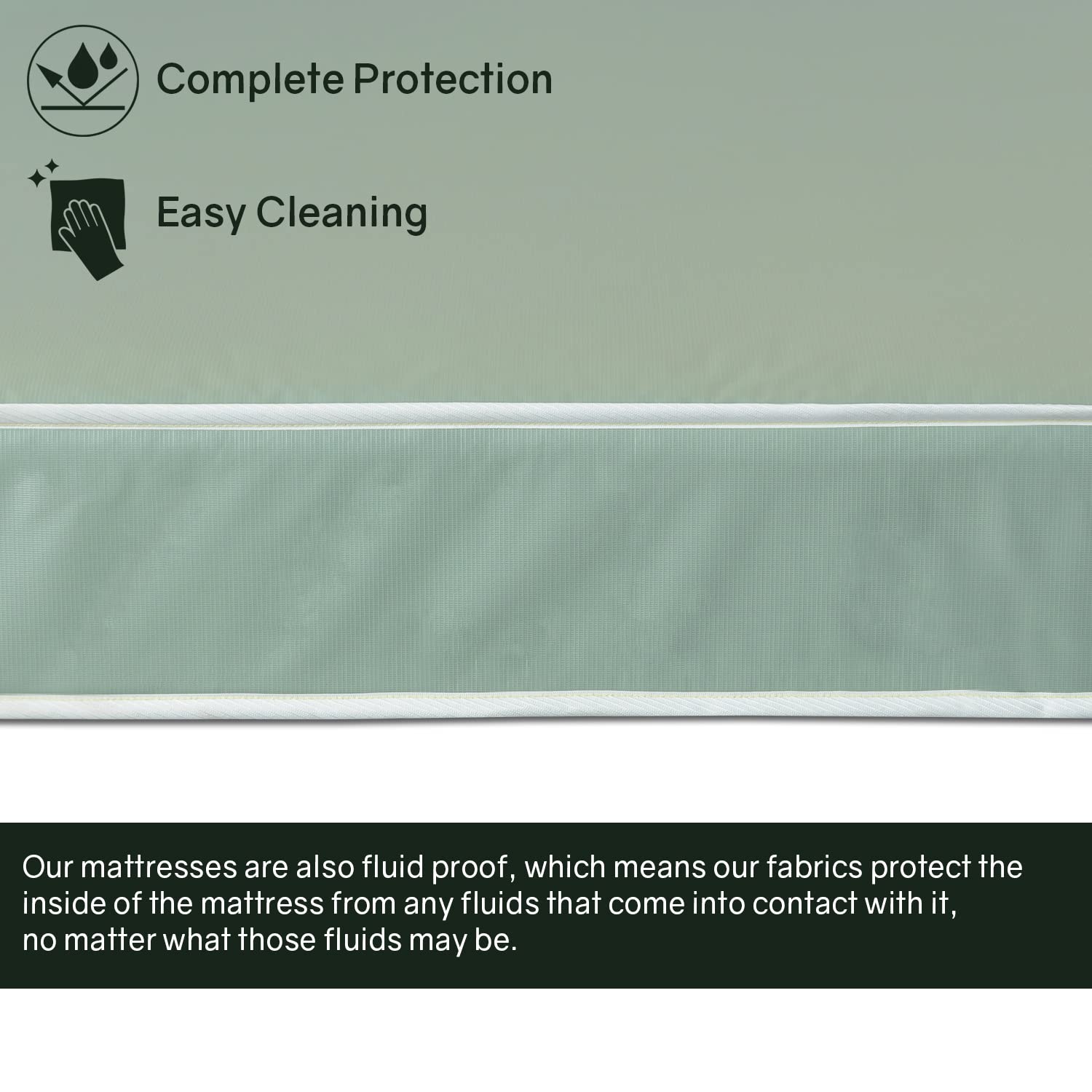 Treaton 8-Inch Firm Double-Sided Waterproof Vinyl Innerspring Mattress with 8