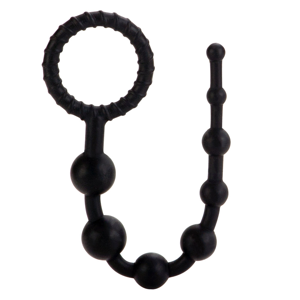 Booty Call X 10 Silicone Anal Beads for Couples - Flexible & Body-Safe Adult Toy for Anal Play, BDSM & Sensual Exploration - Perfect for Beginners & Experienced Users