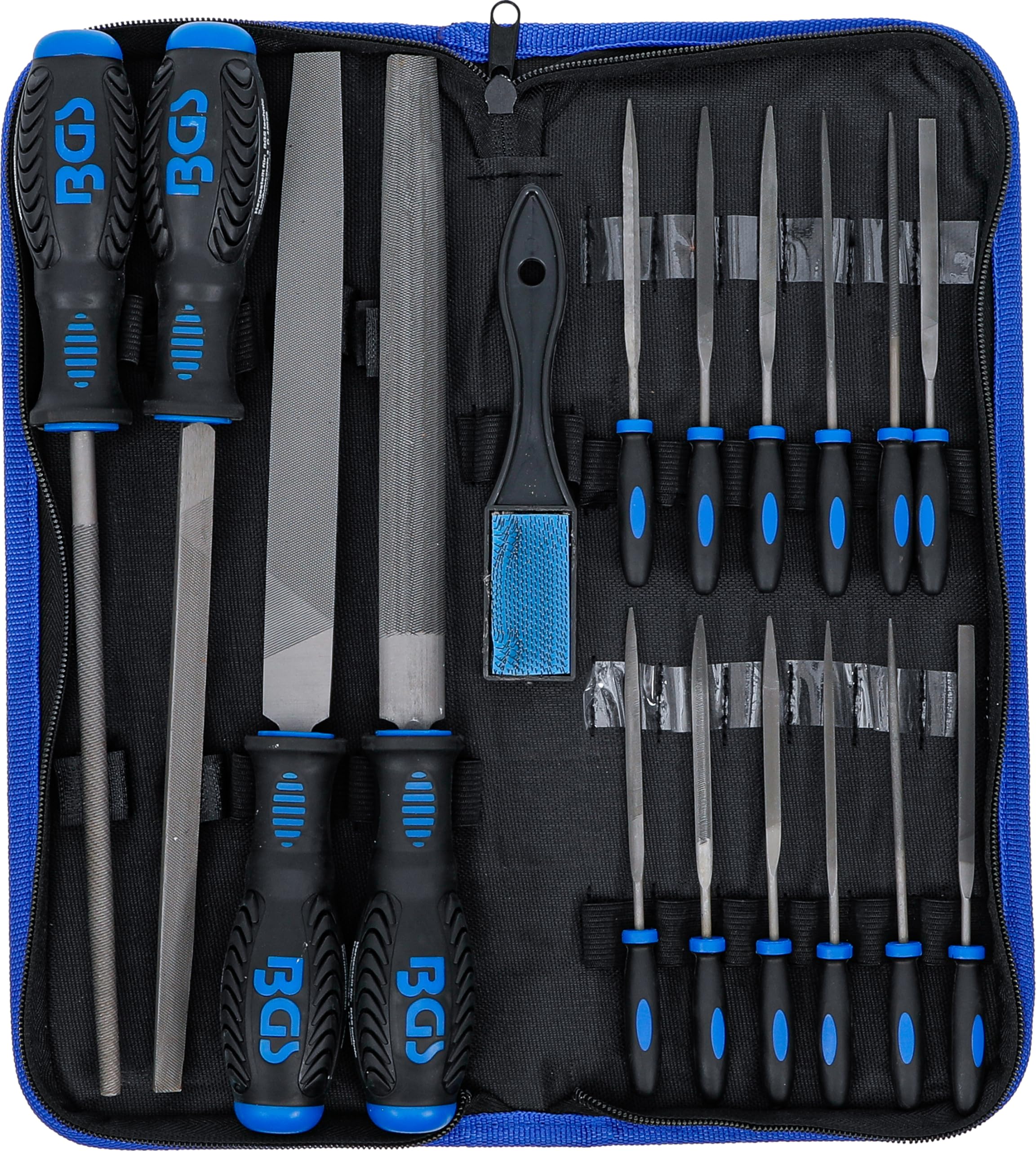 BGS 72119 Professional 17-Piece Workshop File and Needle File Set - Precision Tools for Metalworking, Woodworking & DIY Projects