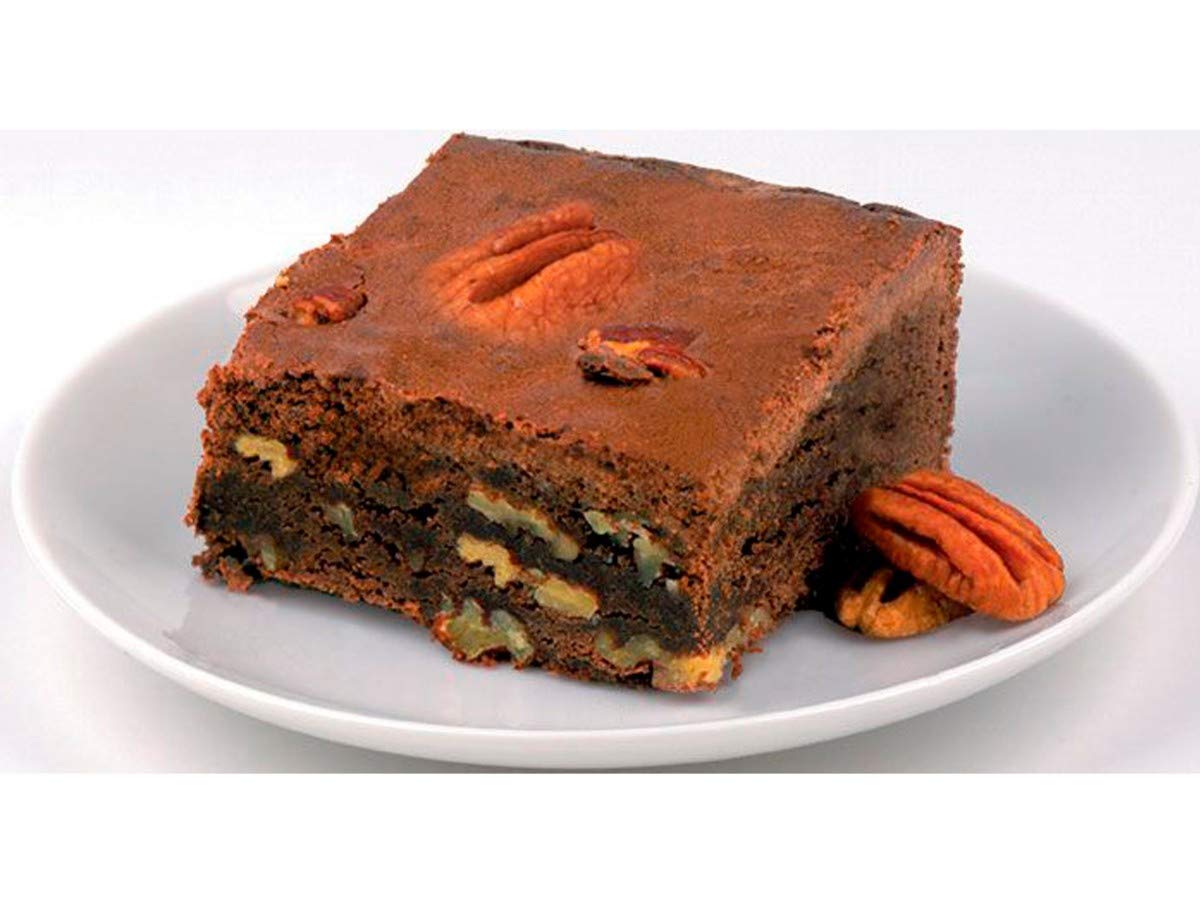 Delicious Davids Cookies Sliced Pecan Brownie - 4oz (48 Pack) | Gourmet Dessert for Parties, Gifts & Office Snacks