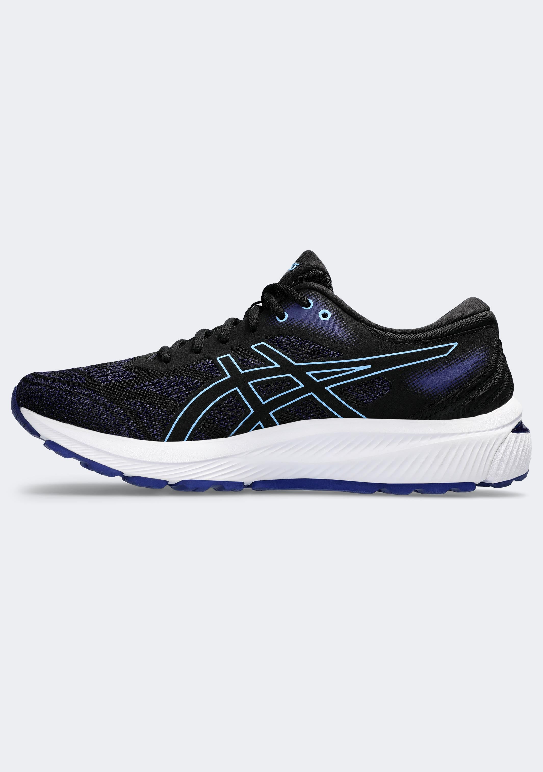 ASICS Men's Gel-Glorify 5 Running Shoes - Lightweight Cushioned Sneakers for Road Running & Training - Comfortable Athletic Shoes for Men with GEL Technology (Black/White) - Perfect for Jogging, Gym Workouts & Daily Wear