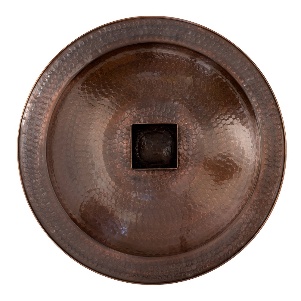 Achla Designs Hammered Copper Birdbath for 4x4 Post - Outdoor Garden Decor for Birds & Wildlife - Perfect for Backyard, Patio, and Garden Decorations