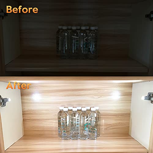Smart Induction Cabinet Hinge LED Light - Motion Sensor Night Light for Kitchen, Living Room & Bedroom | Energy-Efficient Under Cabinet Lighting for Easy Navigation & Ambience