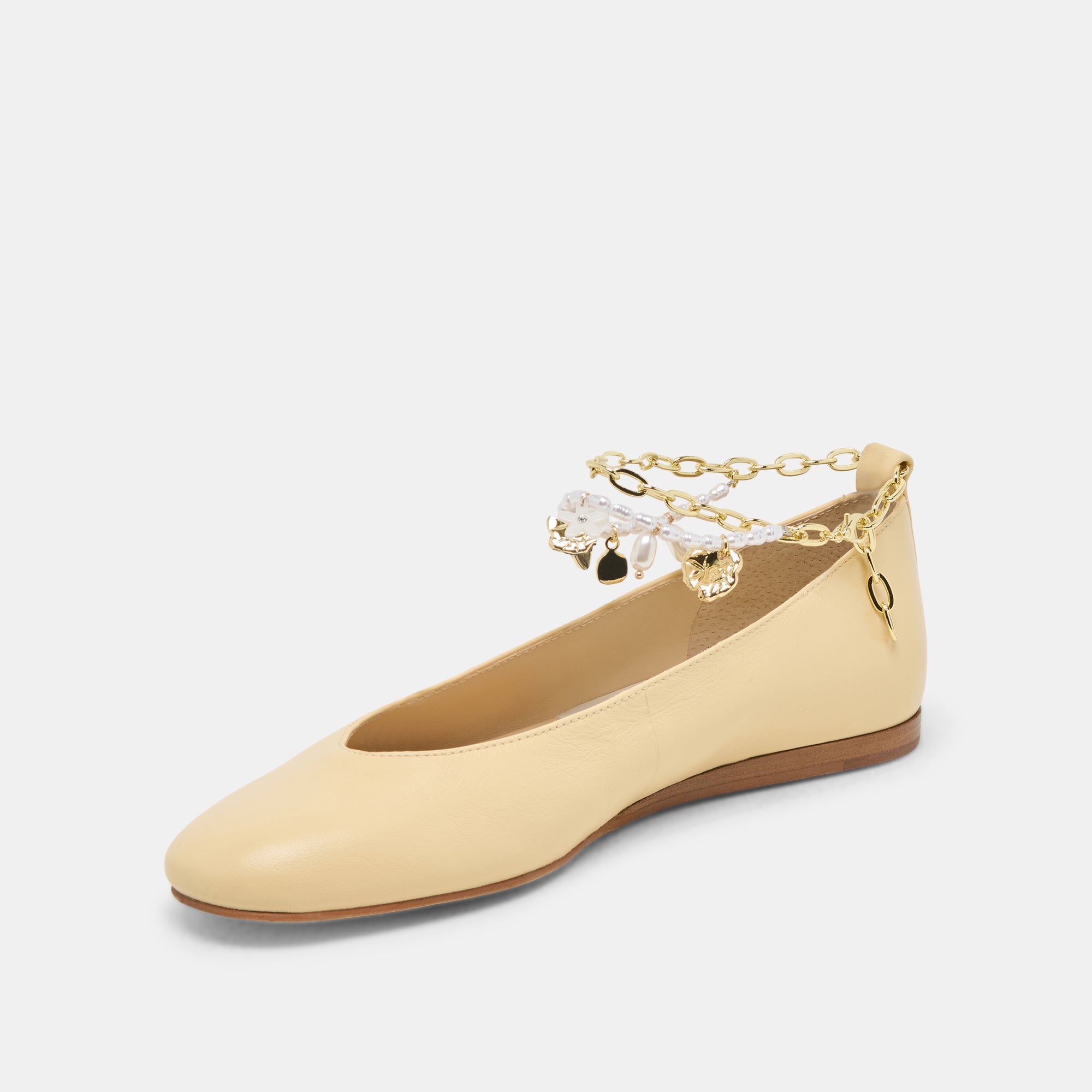 Baiden Ballet Flats - Warm Natural Leather Women's Shoes for Comfort & Style | Perfect for Work, Travel & Casual Wear