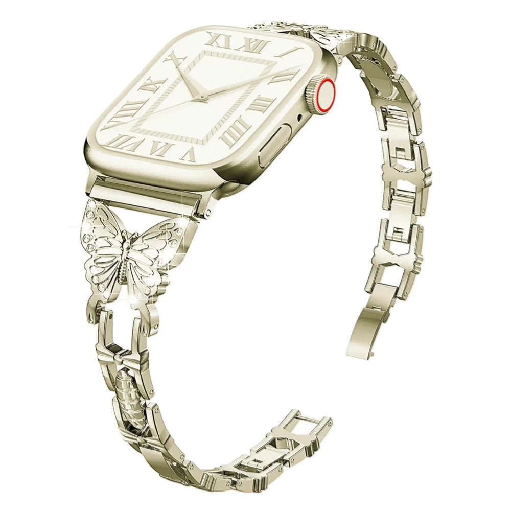 Luxury MajesticLuxe Wing Apple Watch Band for Women - Elegant & Stylish Replacement Strap for Workouts, Office & Everyday Wear