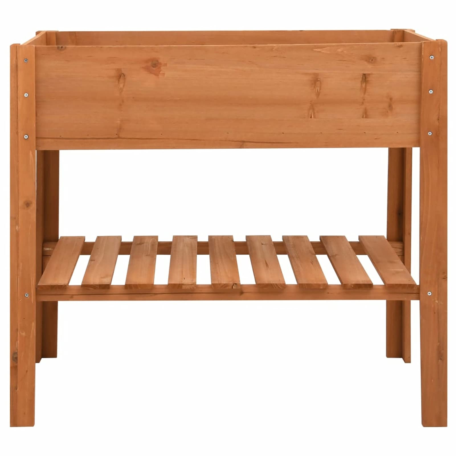 Tidyard 2-Tier Wooden Plant Stand with Storage Shelf - Firwood Flower Display Rack & Pots Holder - 34.6 x 16.9 x 31.5 Inches (WxDxH) - Perfect for Living Room, Bedroom, Kitchen, Balcony & Porch Decor - Ideal for Indoor Plants, Succulents, Herbs & Home Organization