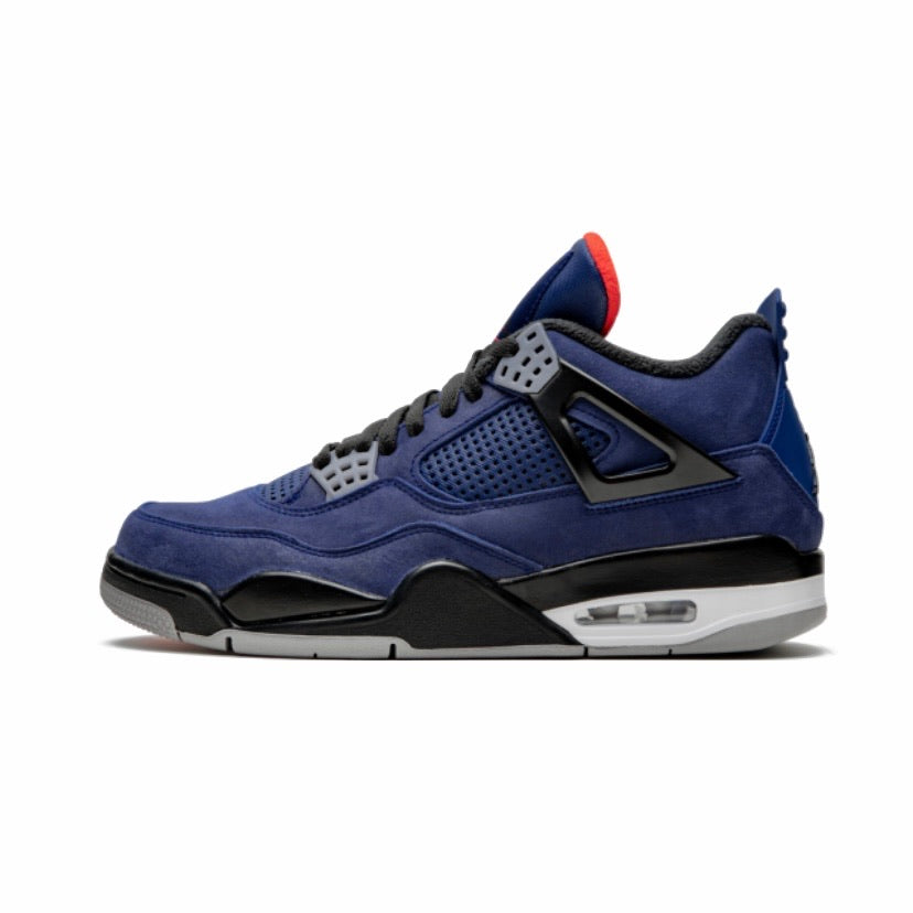 Air Jordan 4 Retro Winterized Loyal Blue Men's Basketball Shoes - Comfortable Sneakers for Winter Sports & Casual Wear
