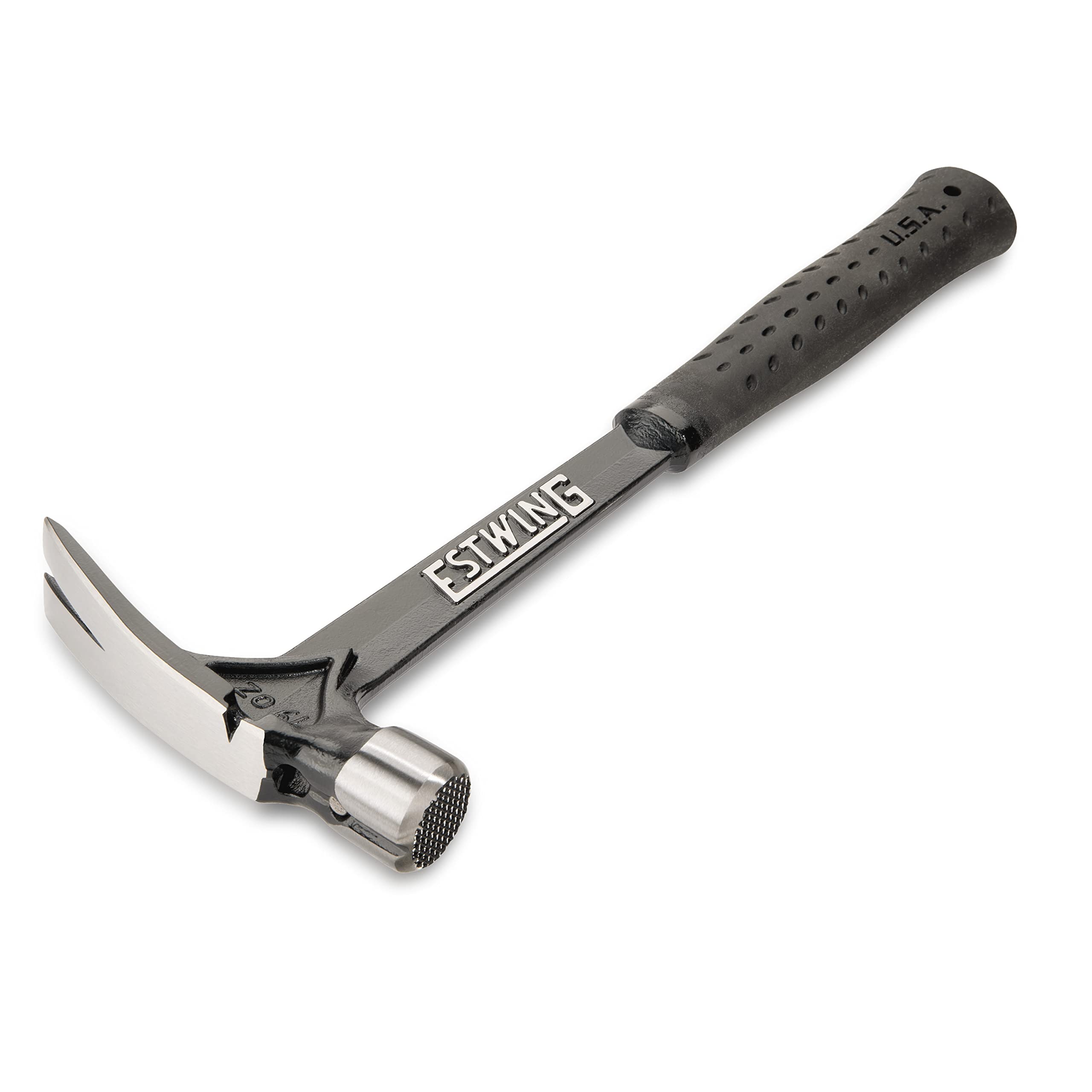 ESTWING EB-19SM Ultra Series 19 oz Rip Claw Framing Hammer - Milled Face & Shock Reduction Grip for Professional Construction, Woodworking & DIY Projects - Perfect for Framing, Roofing and Demolition Work
