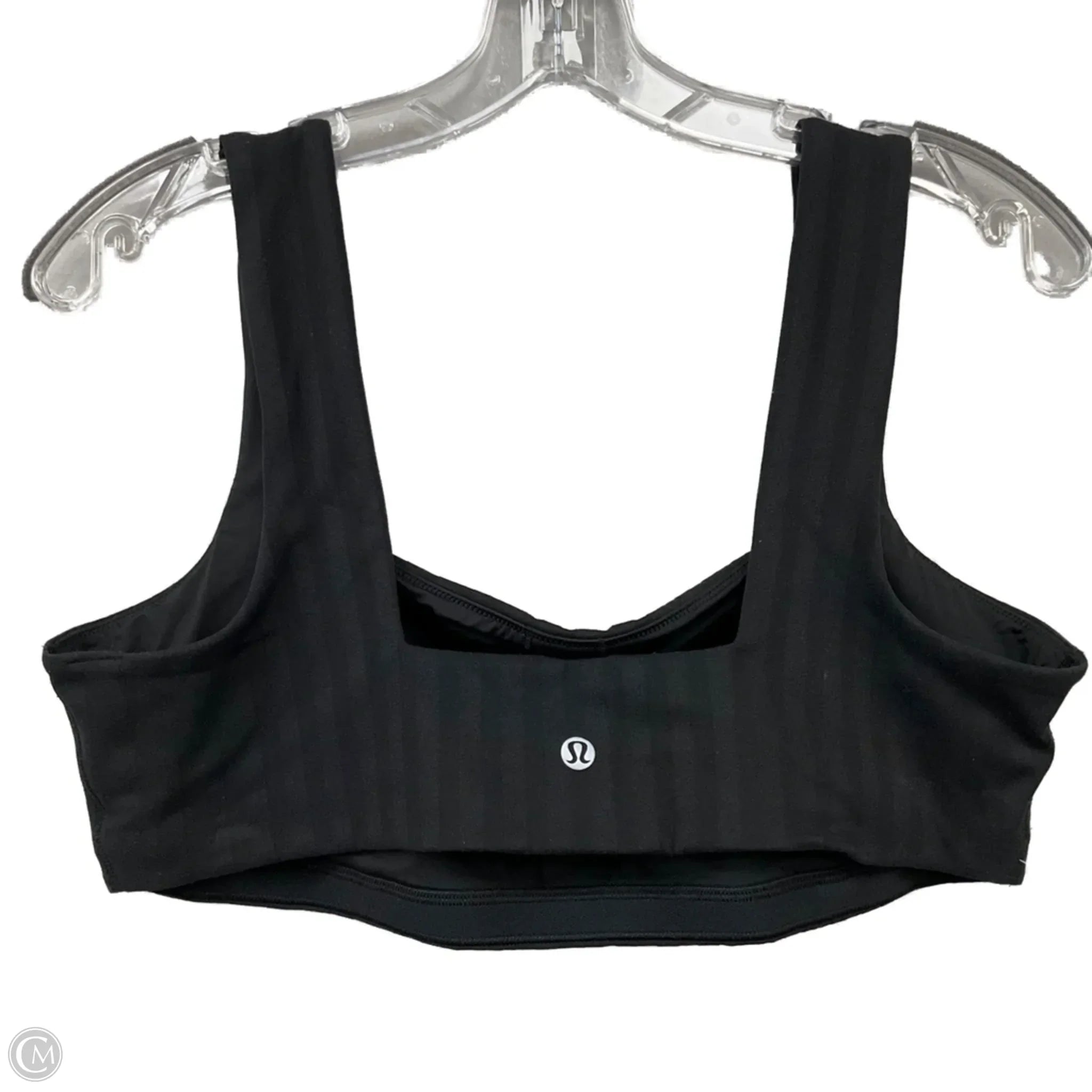 Lululemon Black XL Athletic Sports Bra for Women - High Support Workout, Running, Yoga & Gym Fitness Apparel