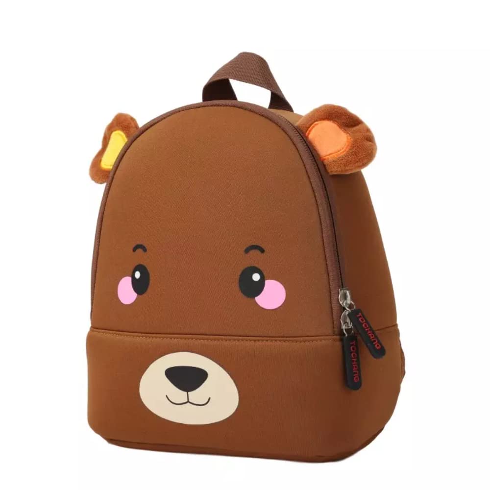 Cute 3D Animal Cartoon Backpack for Kids 1-6 Years - Brown Kindergarten School Bag for Boys & Girls | Perfect for Preschool, Daycare & Travel Accessories