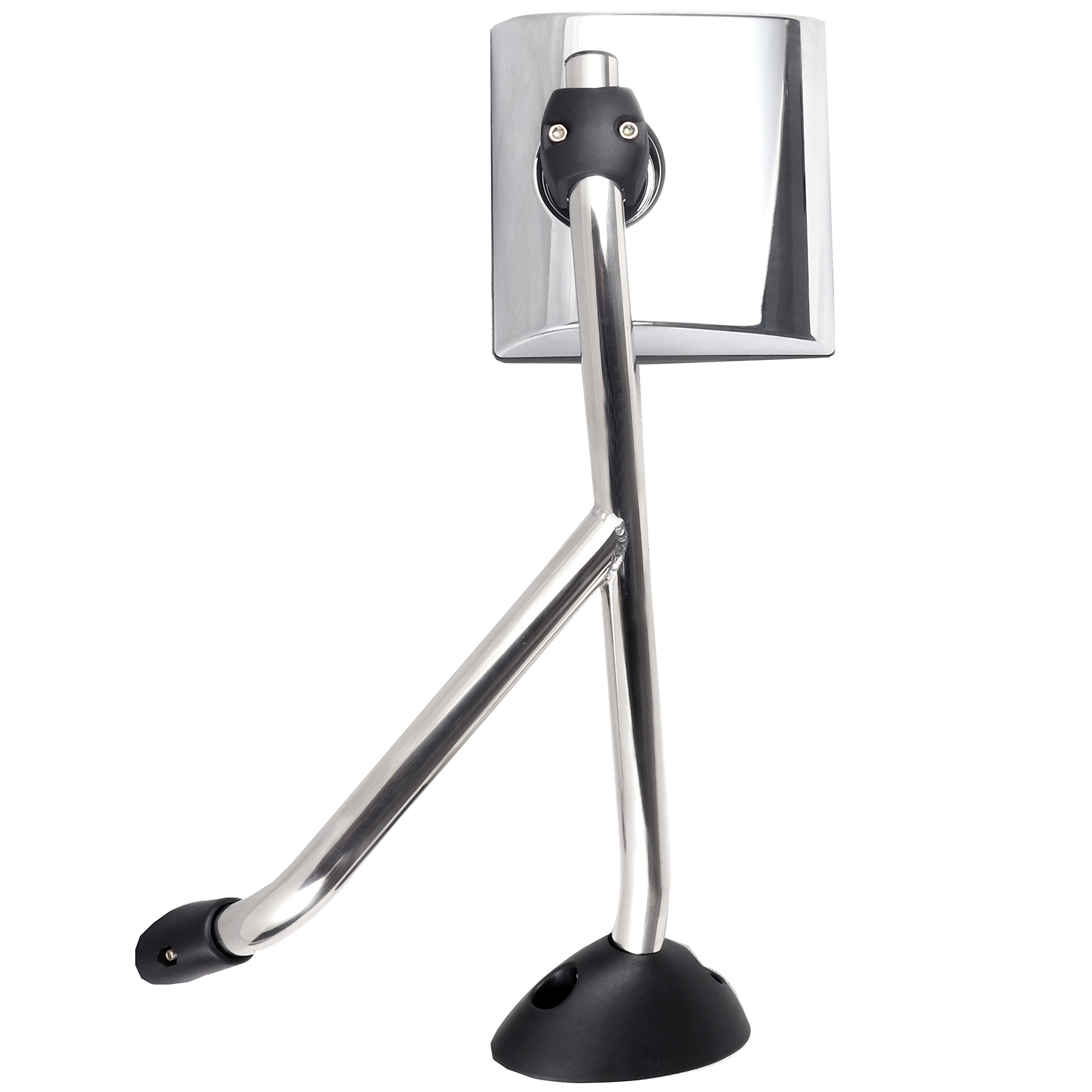 CCiyu Towing Mirror for 2002-2017 International ProStar - Wide Angle Left Side Driver Mirror with Chrome Housing & Manual Adjustment | Replacement Truck Mirror for Enhanced Visibility & Safety While Towing